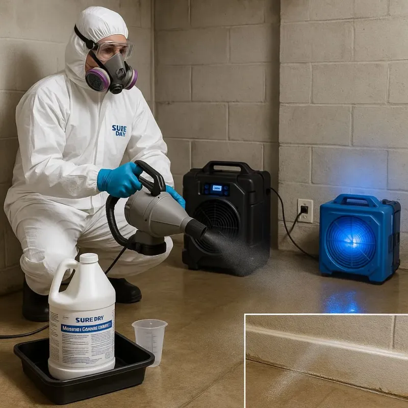 Sanitization and Odor Removal process in Maplewood, WA